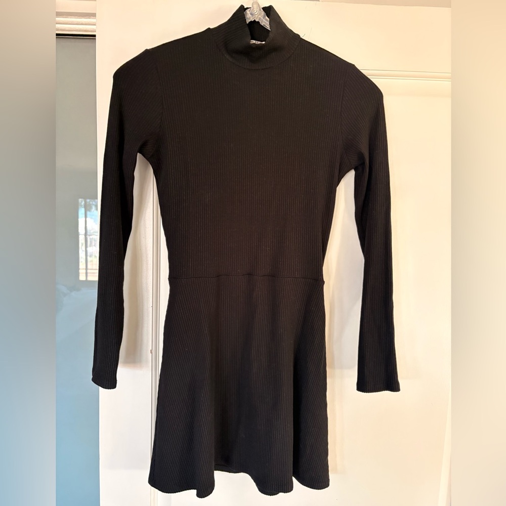 Reformation turtleneck Black Mini Dress